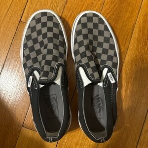 Checkered Slip on Vans